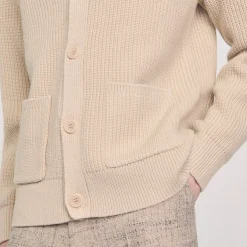 Cardigan En Maille Côtelée