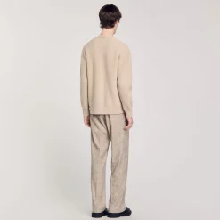 Cardigan En Maille Côtelée