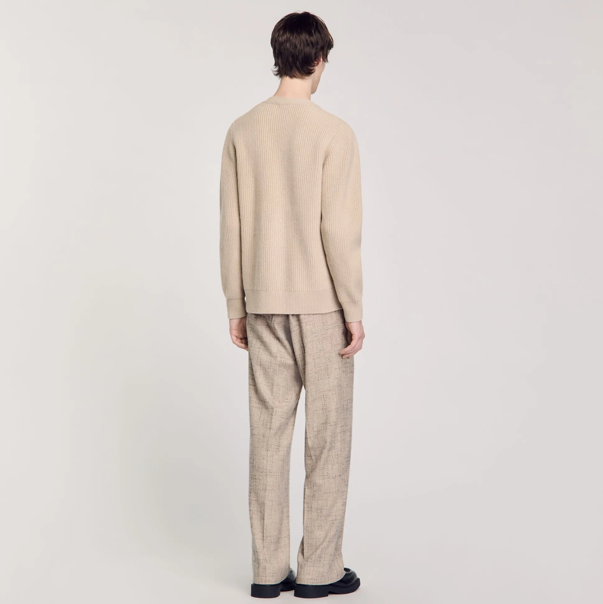 Cardigan En Maille Côtelée