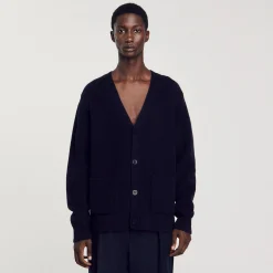 Cardigan En Maille Côtelée