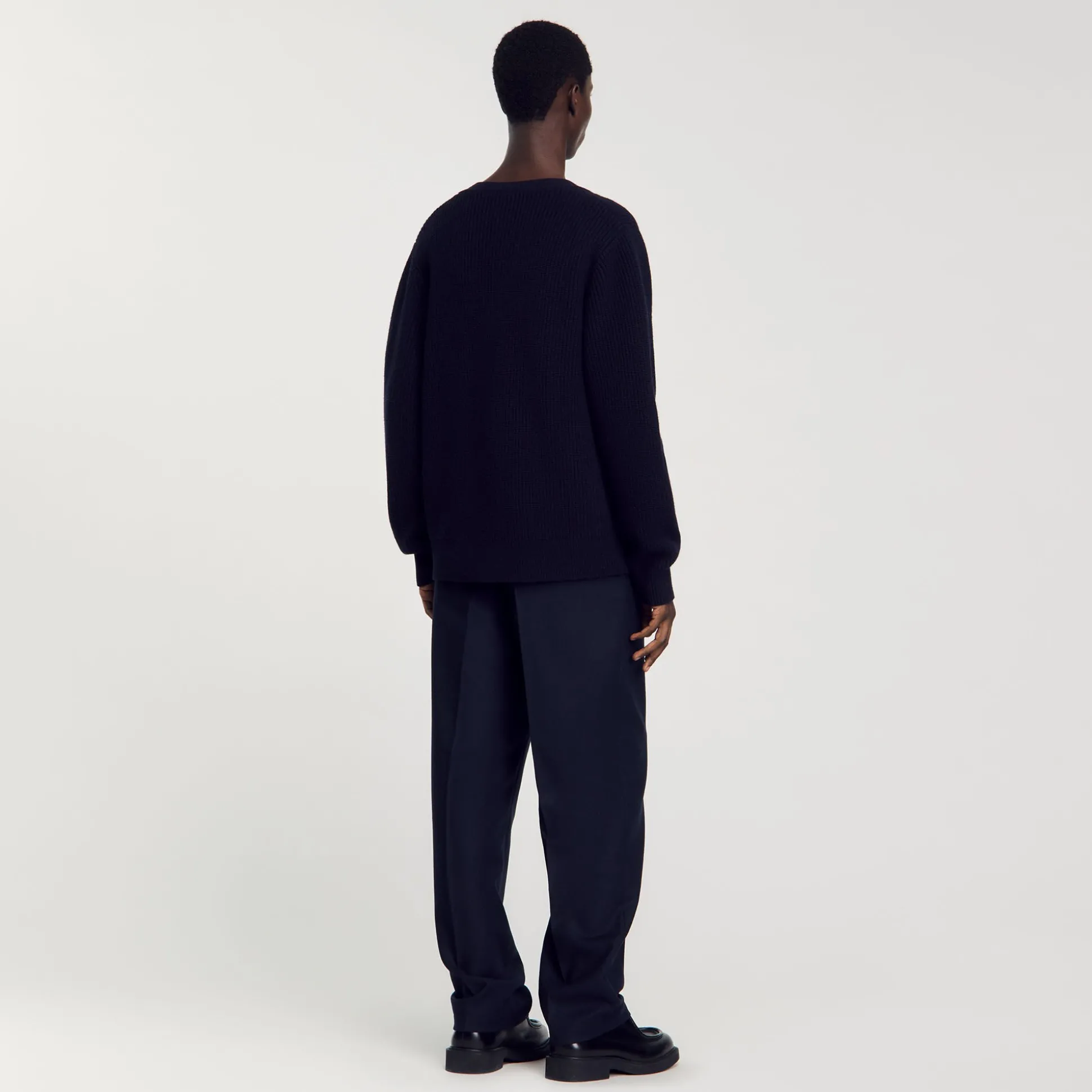 Cardigan En Maille Côtelée