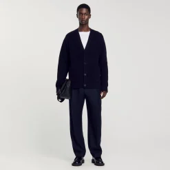 Cardigan En Maille Côtelée