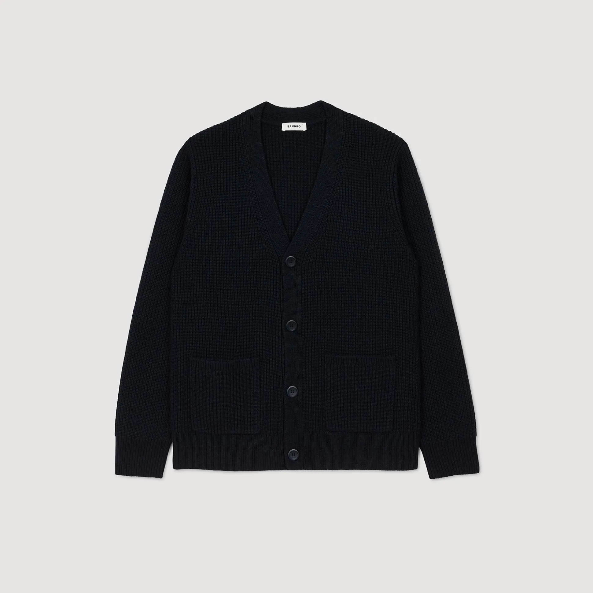 Cardigan En Maille Côtelée