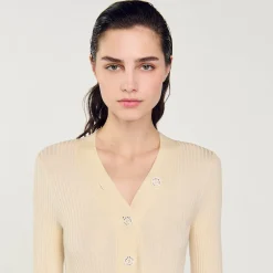 Cardigan En Viscose Certifiée