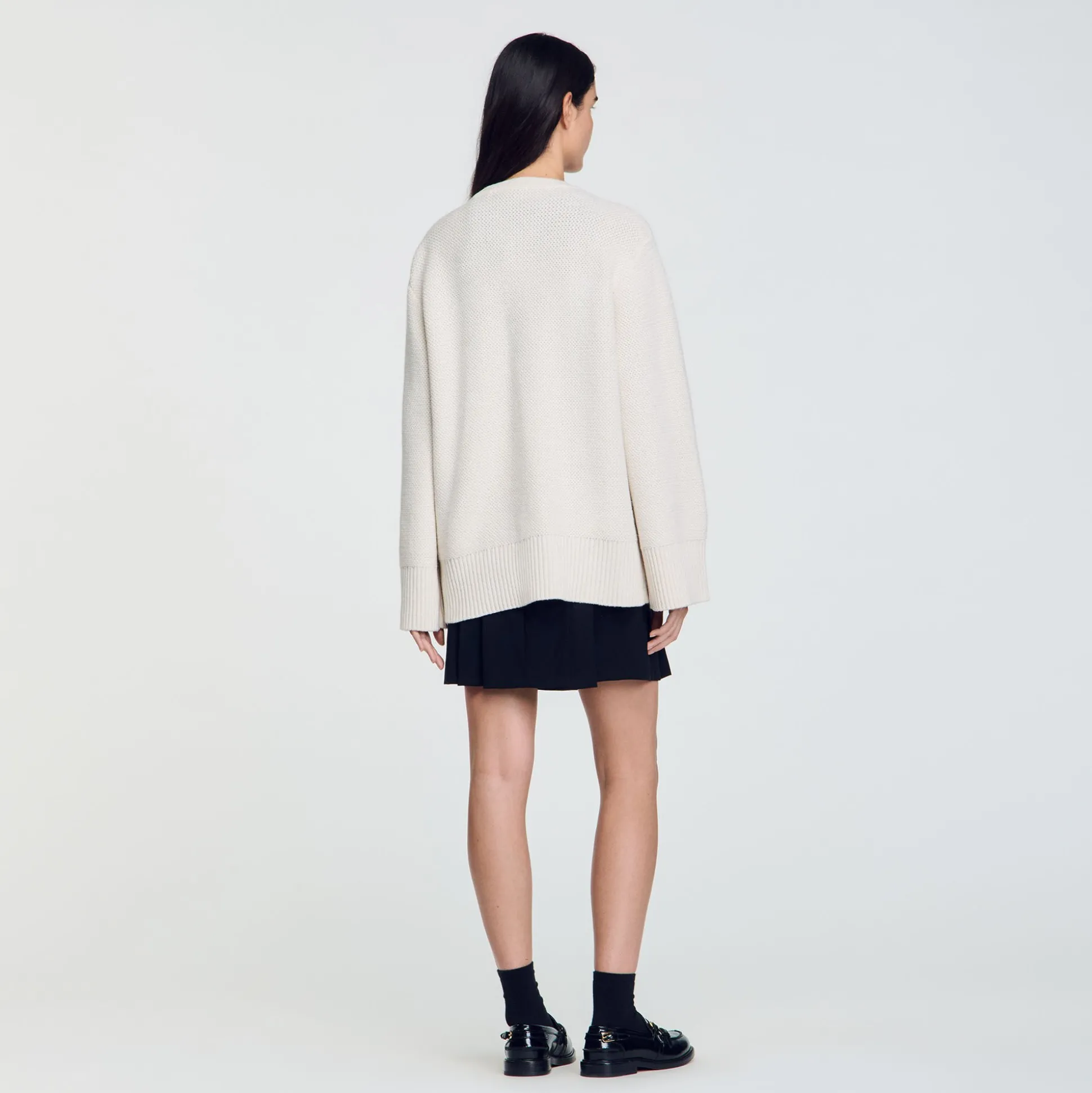 Cardigan Long En Laine