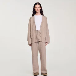 Cardigan Long Strassé