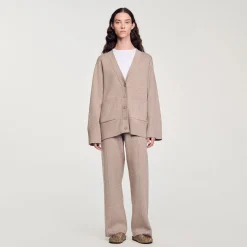 Cardigan Long Strassé