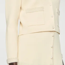 Cardigan Orné De Perles