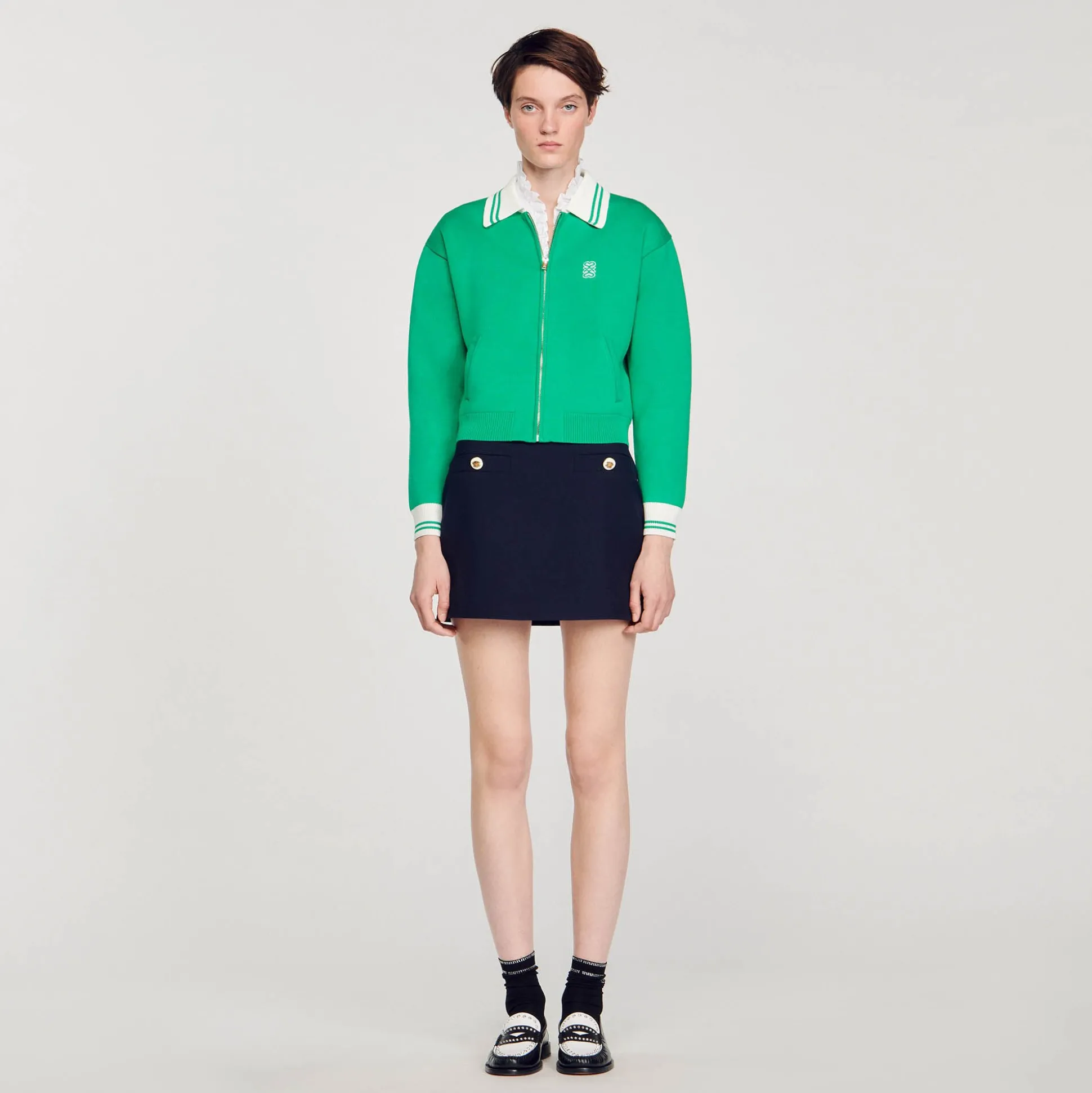 Cardigan Teddy Zippé