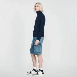 Cardigan Zippé En Laine
