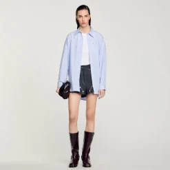 Chemise à Carreaux Ornée De Studs