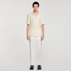 Chemise à Col Requin