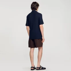 Chemise à Col Requin