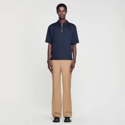 Chemise à Col Zippé