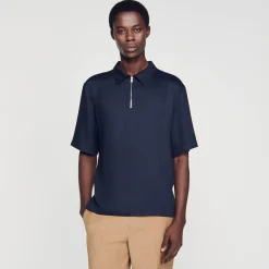 Chemise à Col Zippé