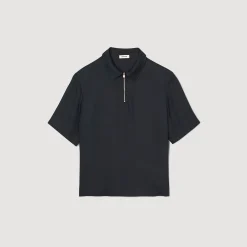 Chemise à Col Zippé