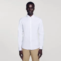 Chemise Ajustée En Coton Stretch