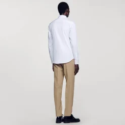 Chemise Ajustée En Coton Stretch