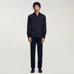 Chemise Ajustée En Coton Stretch