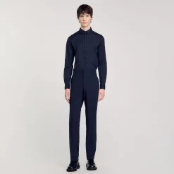 Chemise Ajustée En Coton Stretch