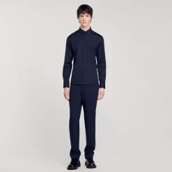 Chemise Ajustée En Coton Stretch
