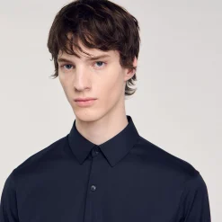 Chemise Ajustée En Coton Stretch