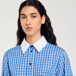 Chemise Courte à Carreaux