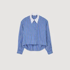 Chemise Courte à Carreaux