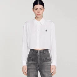 Chemise Courte En Popeline
