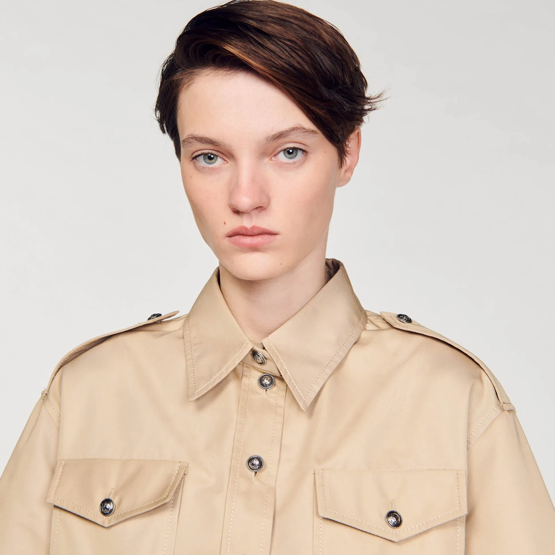 Chemise Courte Officier