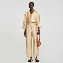 Chemise Courte Satinée