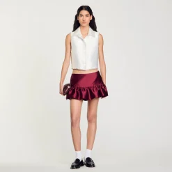 Chemise Courte Strassée