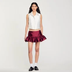 Chemise Courte Strassée