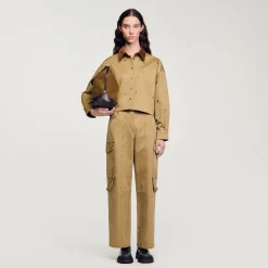 Chemise Courte Strassée