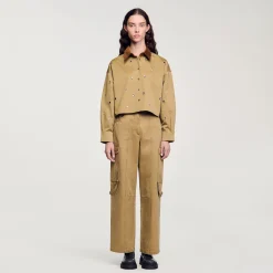 Chemise Courte Strassée