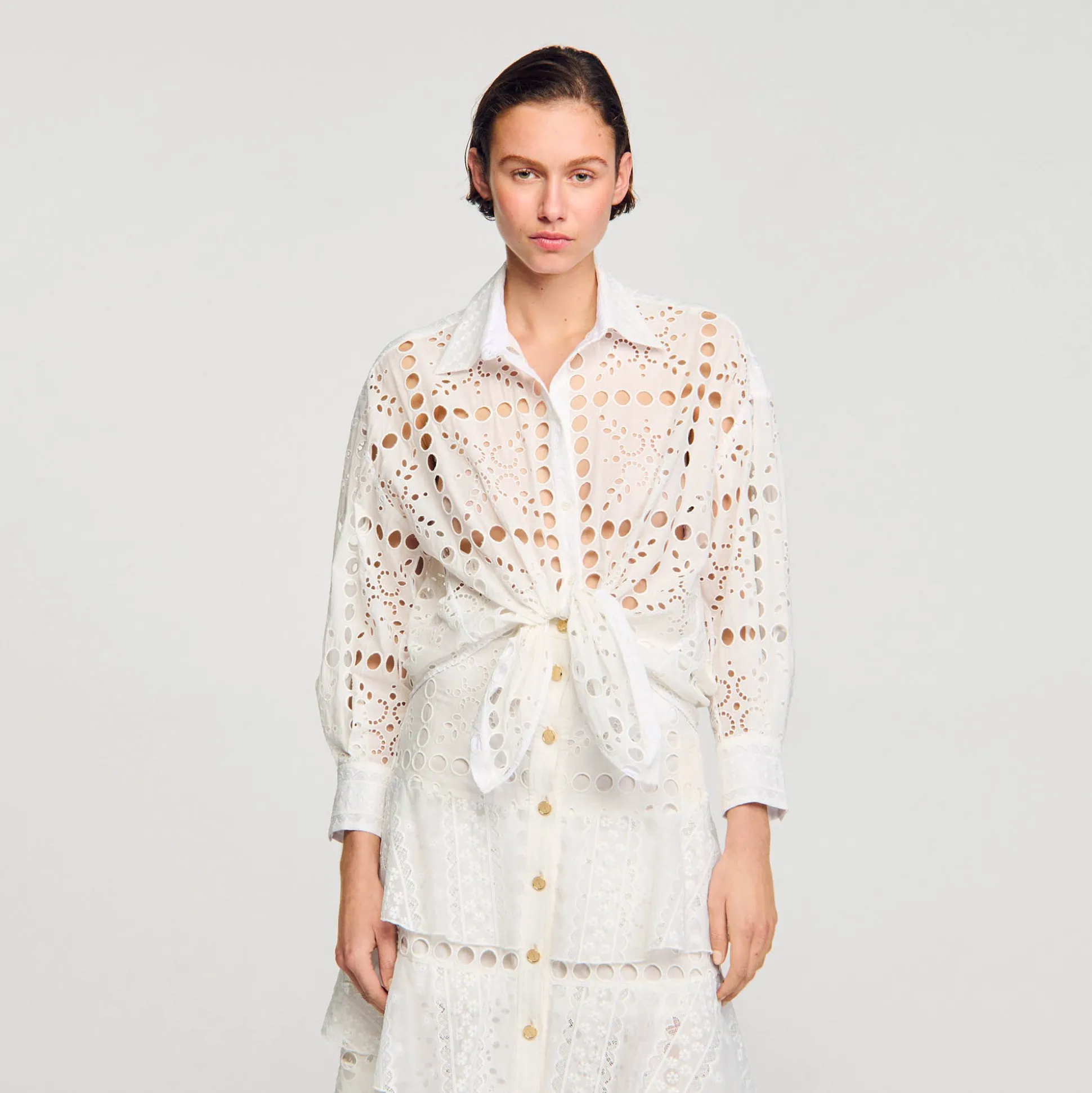 Chemise En Broderie Anglaise
