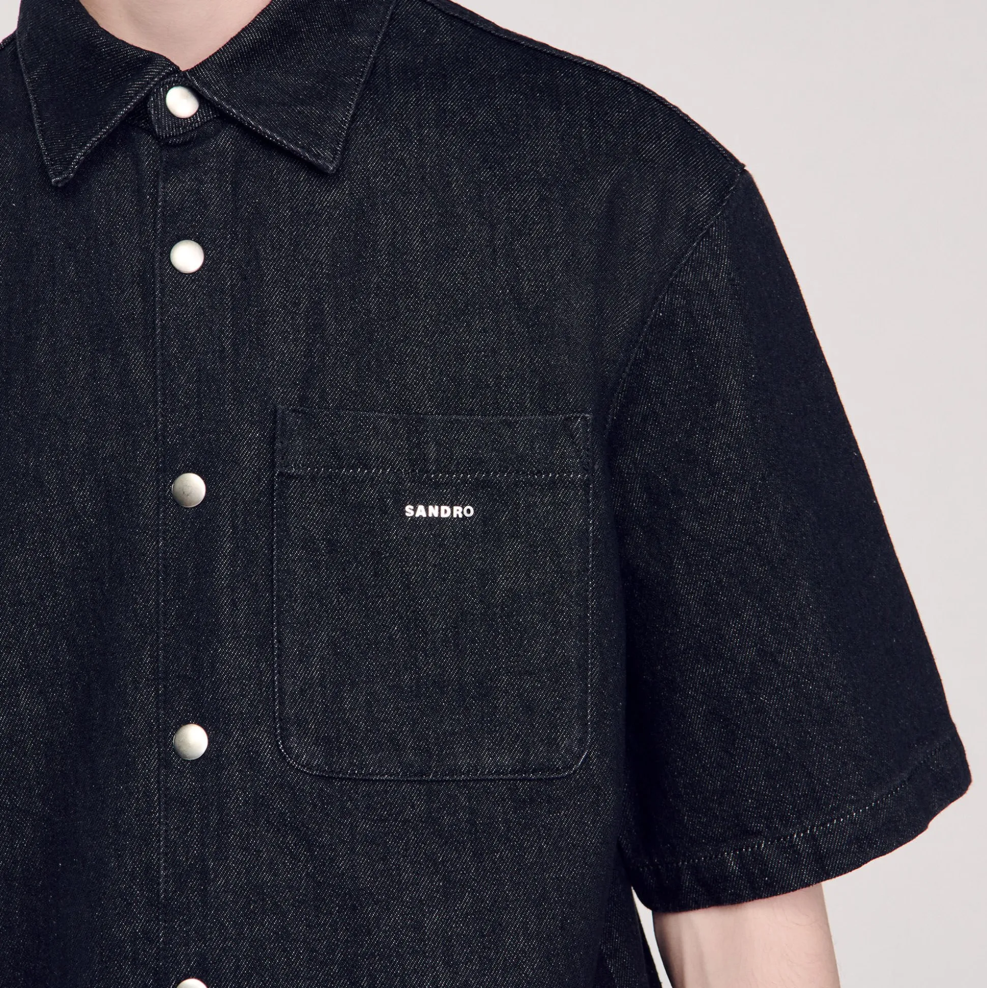 Chemise En Denim Brut