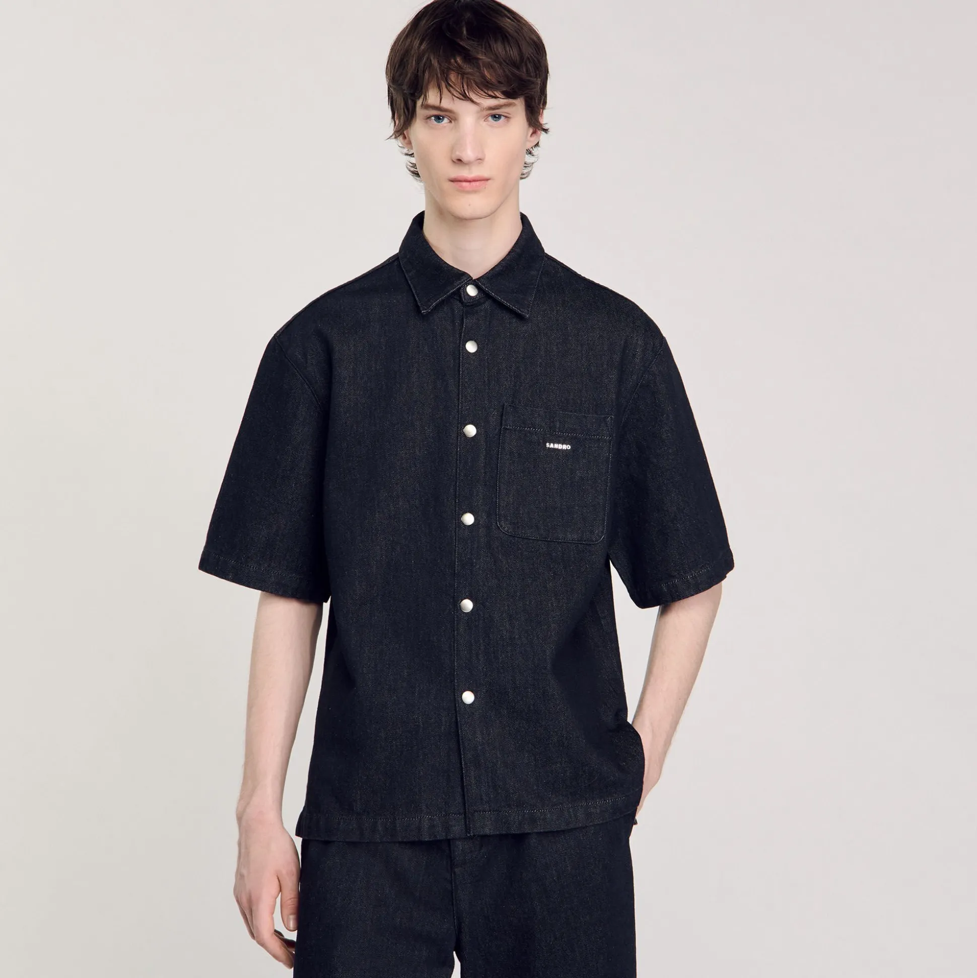 Chemise En Denim Brut