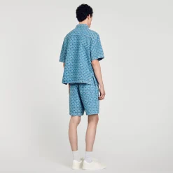 Chemise En Denim Square Cross
