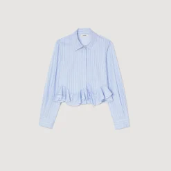 Chemise En Popeline Rayée