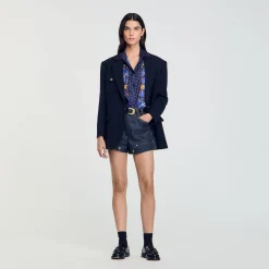Chemise En Soie Imprimée