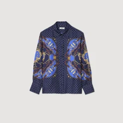 Chemise En Soie Imprimée