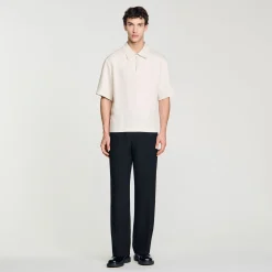 Chemise Fluide à Col Zippé