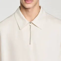 Chemise Fluide à Col Zippé