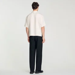 Chemise Fluide à Col Zippé