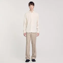 Chemise Fluide à Manches Longues