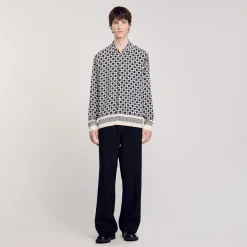 Chemise Fluide Imprimé Square Cross