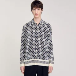 Chemise Fluide Imprimé Square Cross