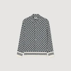 Chemise Fluide Imprimé Square Cross