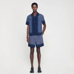 Chemise Imprimée à Manches Courtes